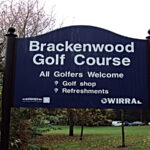 Sign of Brackenwood Golf Course