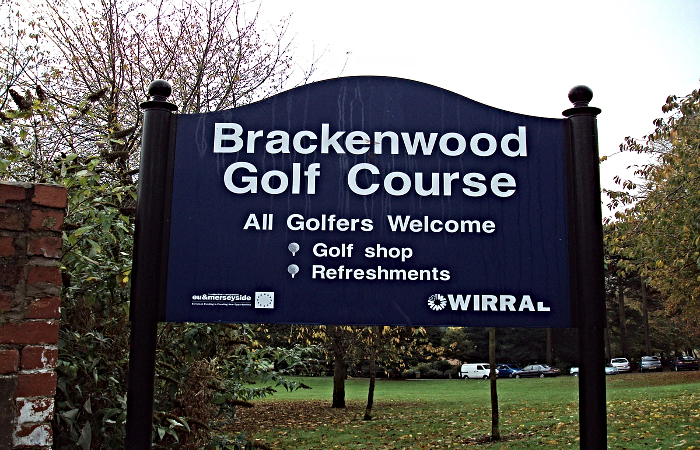 Sign of Brackenwood Golf Course