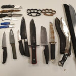 Picture of Knives confiscated by Merseyside Police in Kirkby