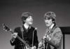 George Harrison, right, and Paul McCartney. Creative Commons