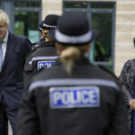 Boris Johnson meeting Police