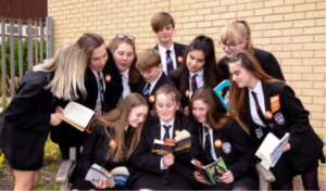 Gateacre Secondary School pupils on Liverpool Readathon - Read for Good