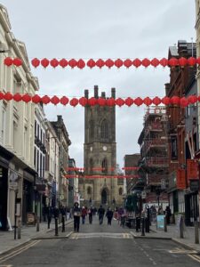 Bold Street Chinese Decorations in the day