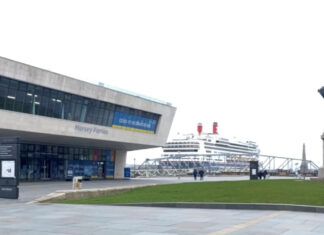 Ferry terminal and cruise ship 2