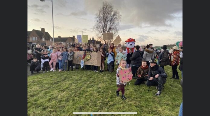 Woodchurch Leisure Centre protest