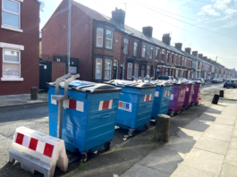 Image of Communal bins, taken by Georgia Chapman
