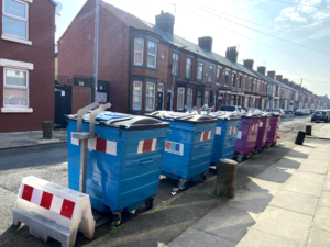 Image of Communal bins, taken by Georgia Chapman