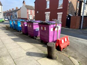 Image of communal bins