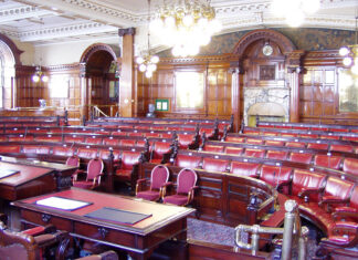 Liverpool City Council chamber (via WIkimedia Commons)
