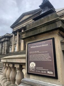 william brown street plaque liverpool