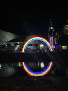 rainbow river of light 