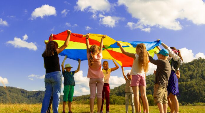 Children playing outside