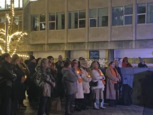 Vigil for the International Day of Elimination of Violence Against Women - remember Liverpool's lost women 