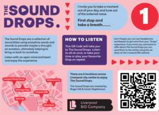 Sound Drops Artwork (c) Liverpool BID Company