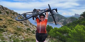 Michelle Beaver Mallorca bike ride (c) Marie Curie