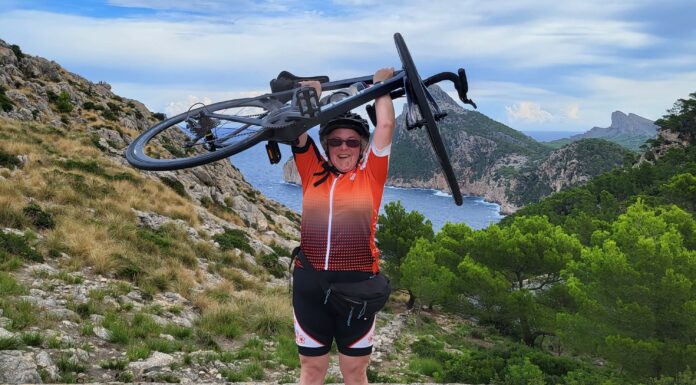Michelle Beaver Mallorca bike ride (c) Marie Curie