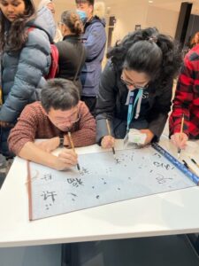 Calligraphy workshop at SLB