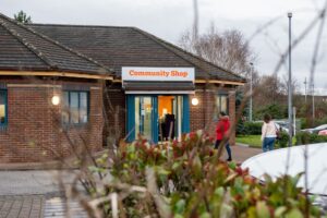 Community Shop, Halton branch, on Northway in Runcorn. (c) Oliver Clay