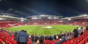 Under the lights at Anfield