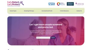 Early detect, early protect website© Cheshire and Merseyside cancer screening