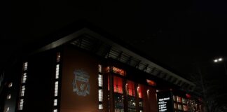 Anfield in lights