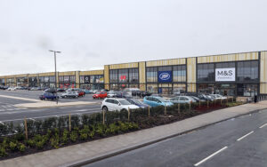 The newly built retail park (C) Liverpool Shopping Park