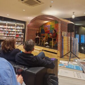 Gillian O'Brien at Liverpool Waterstones (c) Megan Feeney