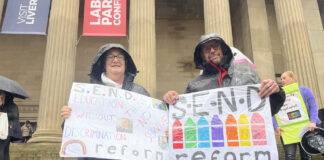 Posters at St George's Hall at the SEND protest in Liverpool (c) Cassie Ward