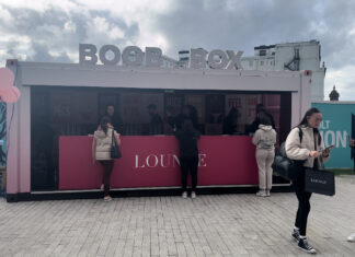 Lounge Underwear's 'Boob Box' comes to LJMU - photo (c) Ruby Smith