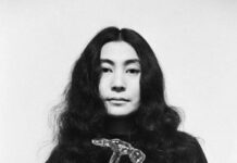 Yoko Ono with Glass Hammer (1967). Photograph Clay Perry (c) Yoko Ono