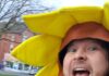 Bobby from Sunflowers who is taking part in charity cycle from Liverpool to Chester