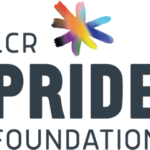 LCR Pride Foundation logo. Photo credit Lewis Jennings at LCR Pride Foundation