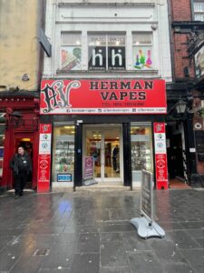 A store selling vapes in Liverpool (c) Olivia Beatty
