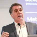 Metro mayor Steve Rotheram speaking at a conference