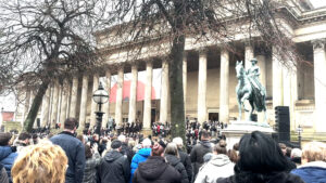 Remembrance Sunday on St George's Plateau (c) Lucas Wright