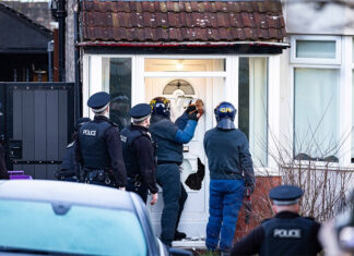 Drugs raid. Credit: Merseyside Police