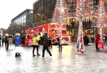 Coca Cola truck in Liverpool (c) Lucas Wright