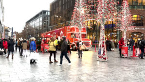 Coca Cola truck in Liverpool (c) Lucas Wright