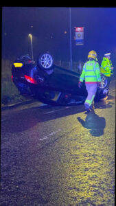 Car crash in Kirkby (c) Romanie Smith