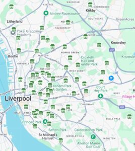 Community food spaces MapCopyright: Feedingliverpool.org