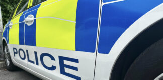 Side of a police car