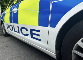 Side of a police car