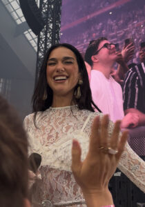 Dua Lipa performing at Anfield (c) Tegan Williamson