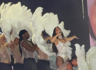 Dua Lipa performing at Anfield (c) Tegan Williamson
