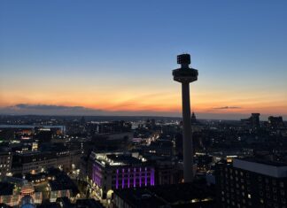 Liverpool in the evening (credit: Poppy Howard)