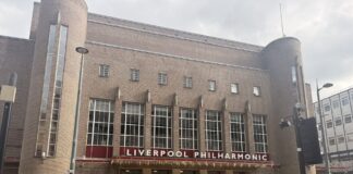 Photo of the outside of the Philharmonic