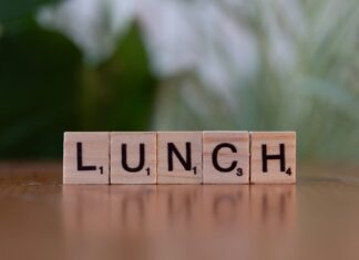 Liverpool Riverside MP calls for “Free School Meals For All” The Word lunch spelt out with scrabble tile