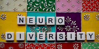 Neurodiversity spelled out. Photo (c) Peter Burdon