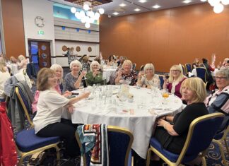 Ladies charity lunch.
