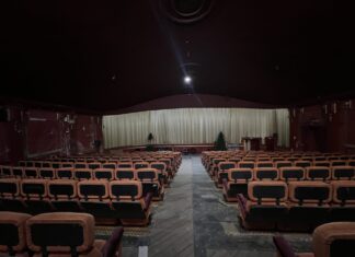 A view of the inside of Woolton Picture House